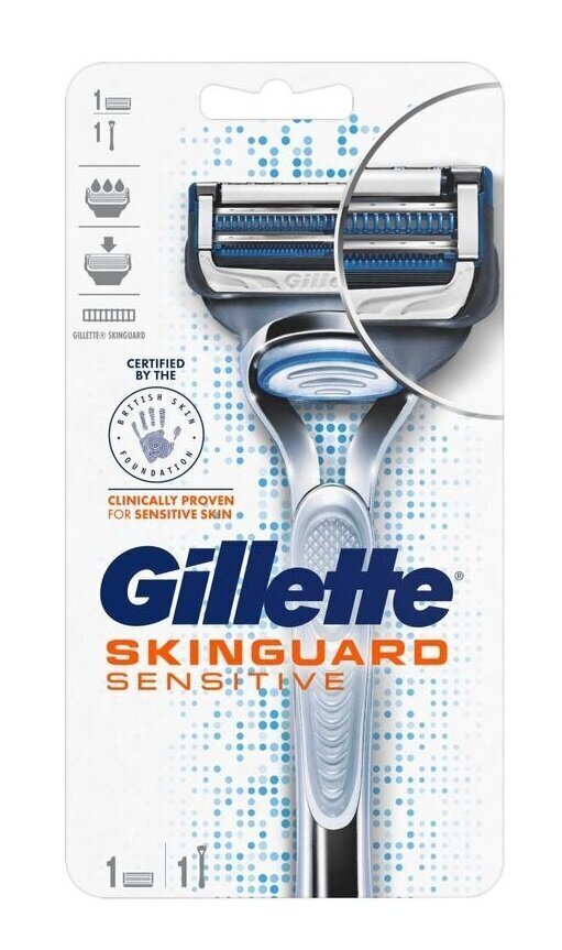 Raseerija meestele Gillette SkinGuard Sensitive Razor цена и информация | Raseerimisvahendid | hansapost.ee