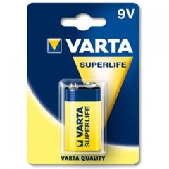 Аккумулятор Varta Superlife 9В цена и информация | Батарейки | hansapost.ee