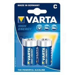 Батарейки Varta High Energy C, 2 шт. цена и информация | Батерейки | hansapost.ee