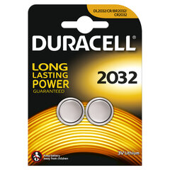 Patareid Duracell DL2032, 2 tk цена и информация | Батарейки | hansapost.ee