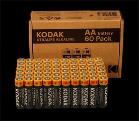 Батарейки Kodak 30422636, 60 шт. цена и информация | Kodak Освещение и электротовары | hansapost.ee