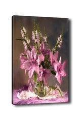 Репродукция Цветы в прозрачной вазе цена и информация | Репродукции, картины | hansapost.ee