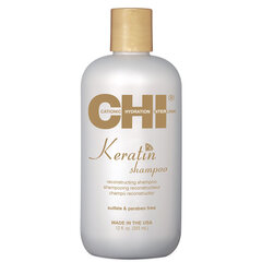 Taastav šampoon kahjustatud juustele CHI Keratin 946 ml price and information | Shampoos | hansapost.ee