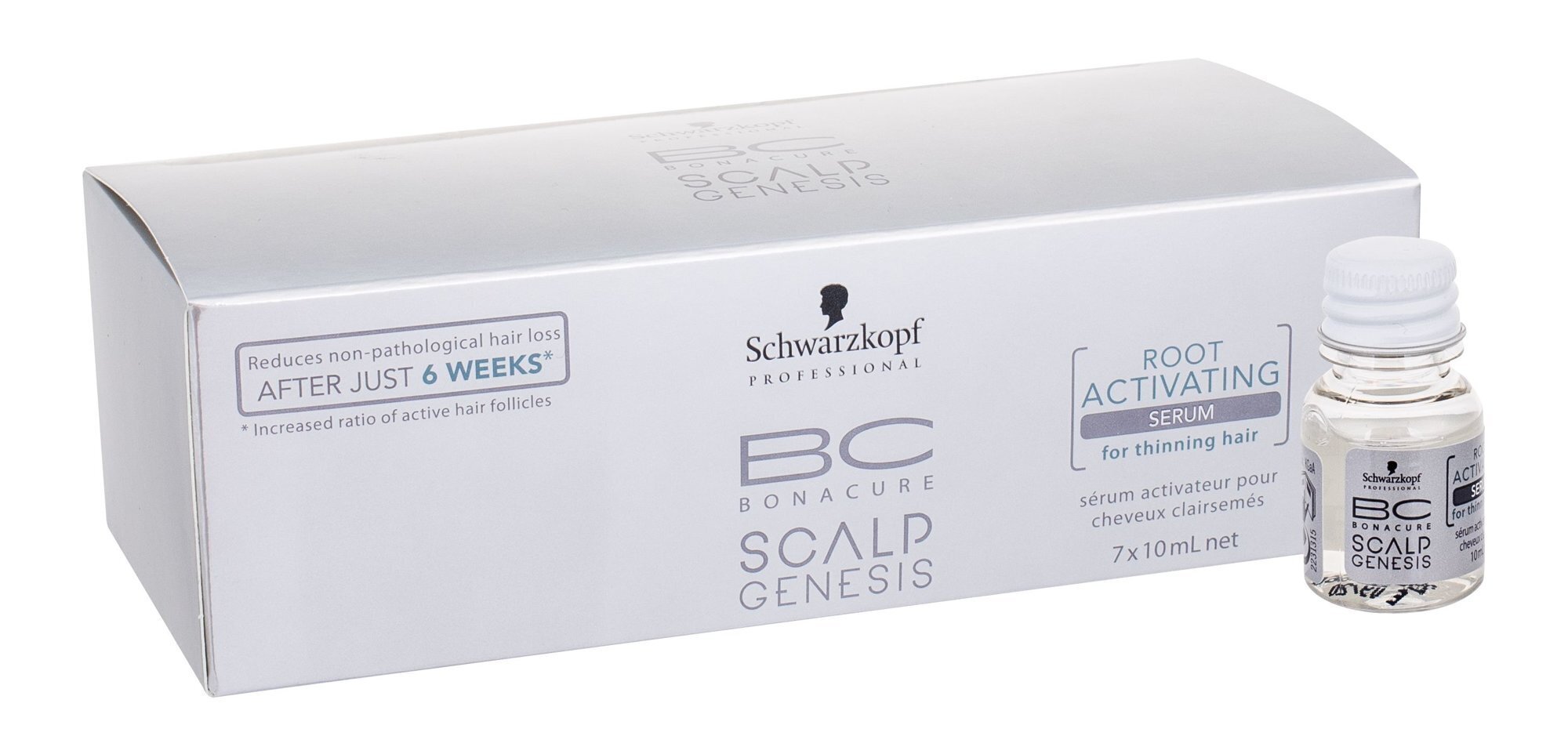 Schwarzkopf BC Bonacure Scalp Genesis Root Activating Serum hooldus juuste väljalangemise vastu 7x10 ml hind ja info | Juuksemaskid, õlid ja seerumid | hansapost.ee