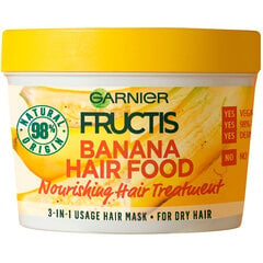 Питательная маска для очень сухих волос Garnier Fructis Banana Hair Food 390 мл цена и информация | Средства для укрепления волос | hansapost.ee