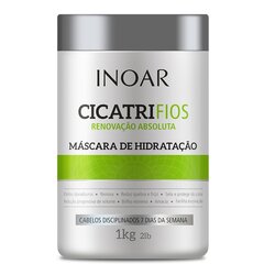 Juuksestruktuuri taastav juuksemask INOAR CicatriFios Mask 1000 g цена и информация | Средства для укрепления волос | hansapost.ee