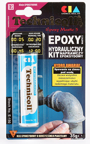 Sanitaar epoksiidkitt Techniqll E-150, 35 g цена и информация | Krundid, vuugitäited ja remondisegud | hansapost.ee