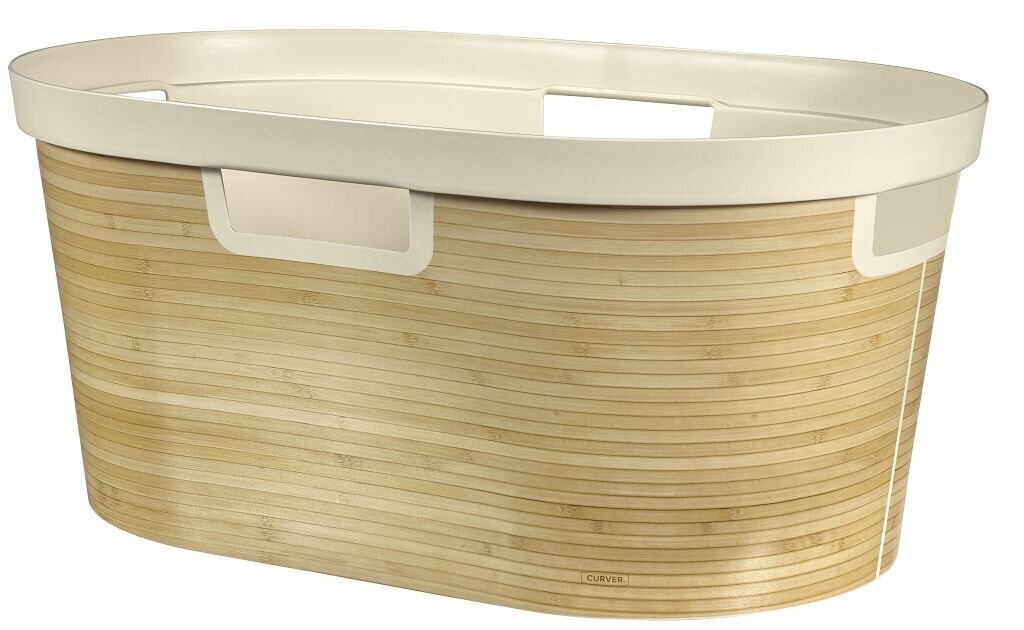 Pesukorv Curver Infinity Bamboo, 40 l цена и информация | Vannitoa aksessuaarid | hansapost.ee