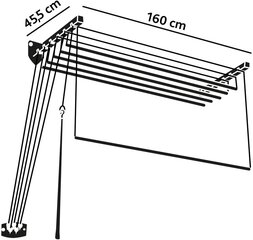 Сушилка для одежды VILEDA Highline 160 цена и информация | Vileda Хозяйственные товары | hansapost.ee