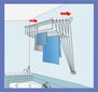 Pesukuivatusrest VILEDA „Highline 160“ hind ja info | Pesukorvid, pesukuivatusrestid ja pesulõksud | hansapost.ee