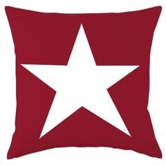 KOODI наволочки-чехлы Star, красный, 45 x 45 cм, 2 шт. цена и информация | Декоративные подушки и наволочки | hansapost.ee