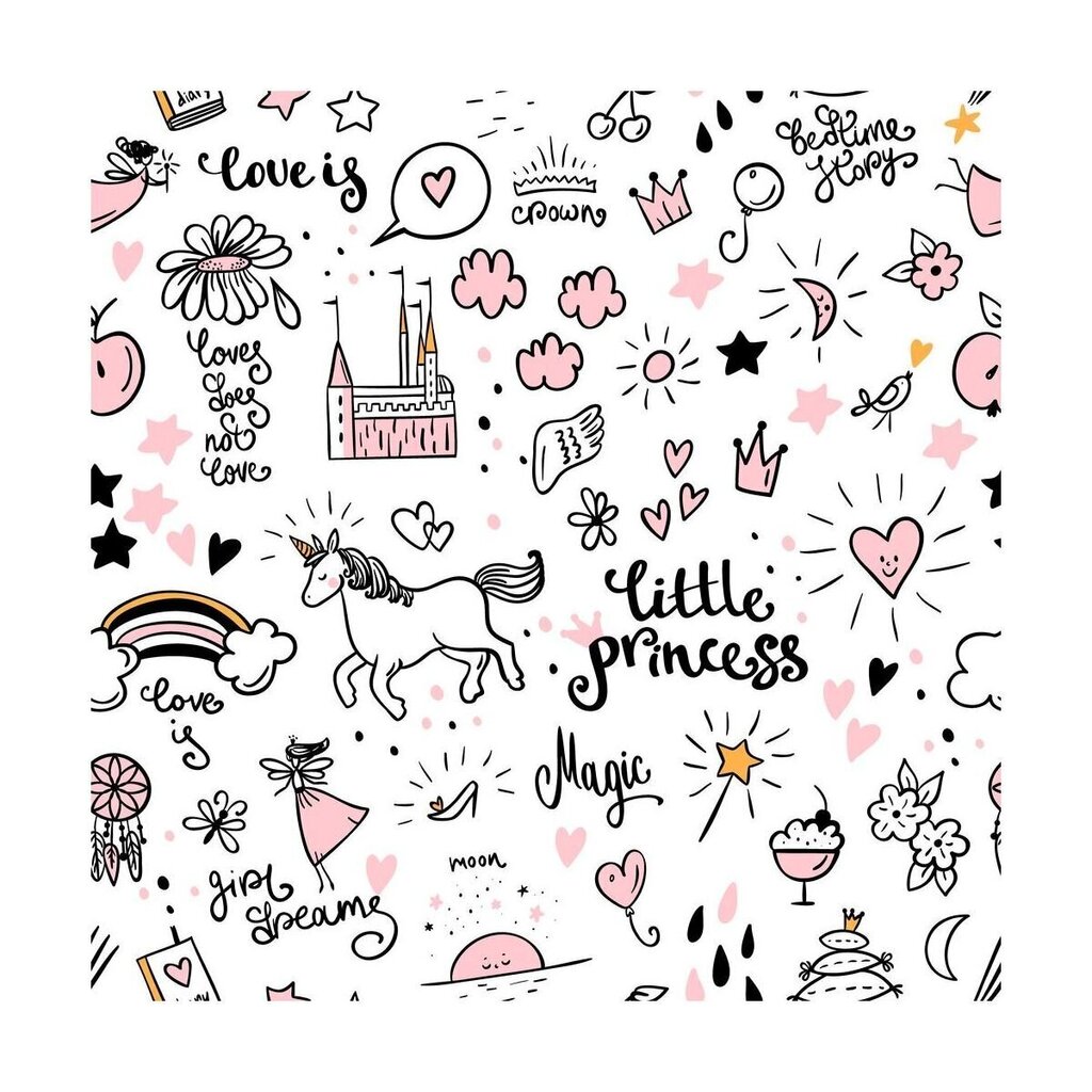 Laste tapeet Little Princess 168001 hind ja info | Tapeedid | hansapost.ee