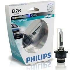 Autopirn Philips Xenon D2R X-TREMEVISION +50% 4800k цена и информация | Автомобильная ксеноновая лампа D2R 6000К (Китай) | hansapost.ee