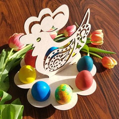 Подставка для пасхальных яиц "Петушок" цена и информация | Pole täpsustatud Подарки, праздничная атрибутика | hansapost.ee