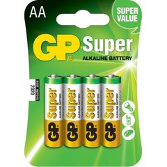 Aккумулятор GP Super  LR6 (AA) цена и информация | Батарейки | hansapost.ee