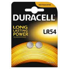 Patareid Duracell LR54 2 tk. hind ja info | Duracell Elektriseadmed | hansapost.ee