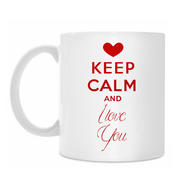 Tass KEEP Calm and I love You hind ja info | Pildiga tassid ja kruusid kingituseks | hansapost.ee