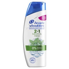 Шампунь Head&Shoulders Menthol 2in1, 360 мл цена и информация | Шампуни | hansapost.ee