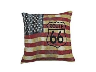 Декоративная наволочка Route 66, 45x45 cm цена и информация | Декоративные подушки и наволочки | hansapost.ee