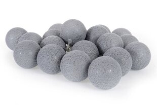 LED valgustid Cotton Balls, 20 LED, hall цена и информация | Праздничные декорации и посуда | hansapost.ee