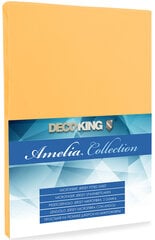 Kummiga voodilina DecoKing Jersey Amelia Collection, 200x200 cm, oranž цена и информация | Сетки для кроватей | hansapost.ee