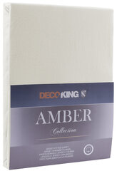 Kummiga voodilina DecoKing jersey Amber Ecru, 140x200 cm hind ja info | Voodilinad | hansapost.ee