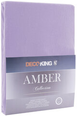 DecoKing трикотажная Amber Violet простынь с резинкой, 200x200 см цена и информация | Простыни | hansapost.ee