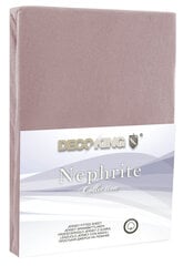 Хлопковая простыня NEPHRITE CAPPUCCINO 180-200 + 30 см цена и информация | Простыни | hansapost.ee