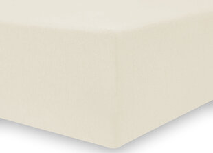 DecoKing трикотажная Nephrite Collection Cream простынь с резинкой, 200x220 см цена и информация | Простыни | hansapost.ee