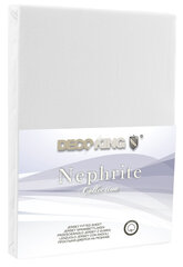 Хлопковая простыня NEPHRITE WHI 160-180 + 30 см цена и информация | Сетки для кроватей | hansapost.ee