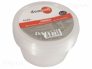 Набор посуды DOMOTTI Omnia, 4 л, 0,3 шт. цена и информация | Контейнеры для хранения продуктов | hansapost.ee