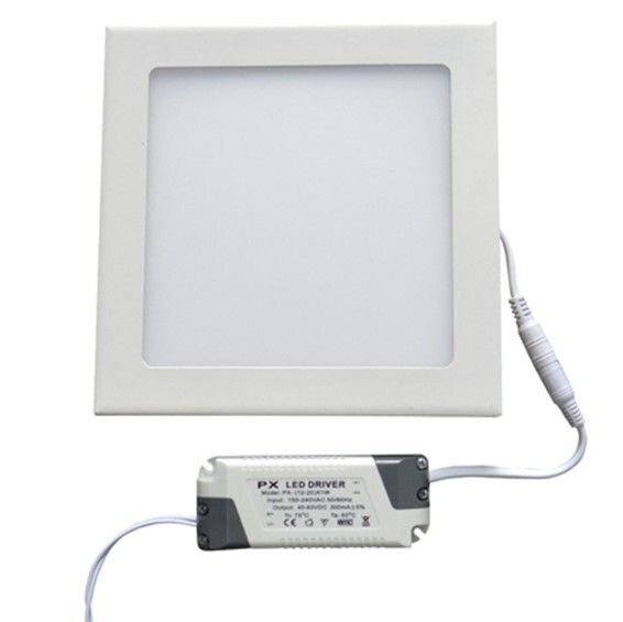 LED paneel LEDlife, 12W, soe valge, ruut hind ja info | Süvistatavad LED valgustid | hansapost.ee