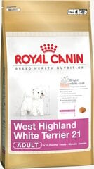 Royal Canin West Highland White Terrier Adult 0,5 kg цена и информация | Сухой корм для собак | hansapost.ee