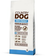 Kuivtoit Koertele Country Dog High Energy, 15 kg price and information | Koerte kuivtoit ja krõbinad | hansapost.ee