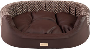 Amiplay кроватка Ellipse 2 в 1 Morgan, M, коричневый​ цена и информация | Лежаки, домики | hansapost.ee