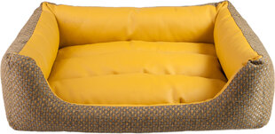 Amiplay кроватка Sofa ZipClean 4 в 1 Morgan, S, желтый цена и информация | Лежаки, домики | hansapost.ee