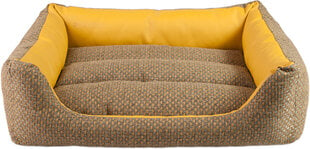Amiplay кроватка Sofa ZipClean 4 в 1 Morgan, M, желтый цена и информация | Лежаки, домики | hansapost.ee