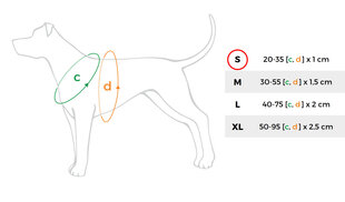 Шлейка для собак Amiplay Reflective, S, красная цена и информация | Ошейники, подтяжки для собак | hansapost.ee