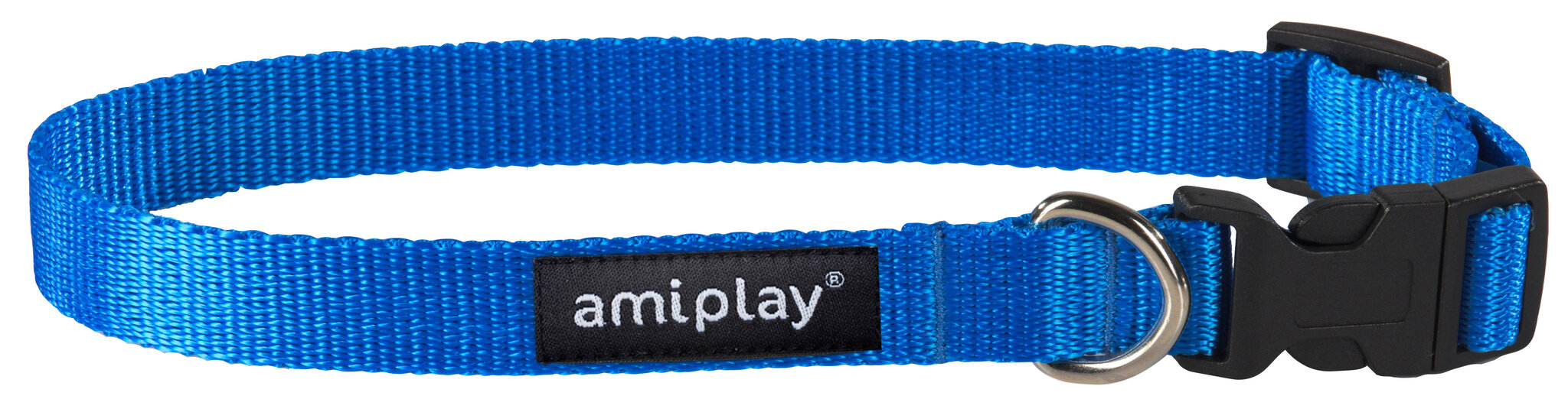 Reguleeritav kaelarihm Amiplay Basic, L, sinine hind ja info | Koerte kaelarihmad ja traksid | hansapost.ee