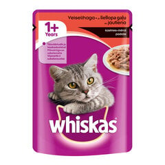 Whiskas konserv loomalihaga, 100 g hind ja info | Kassikonservid | hansapost.ee