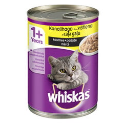 WHISKAS консервы для кошек с курицей в соусе, 400 г цена и информация | Кошачьи консервы | hansapost.ee