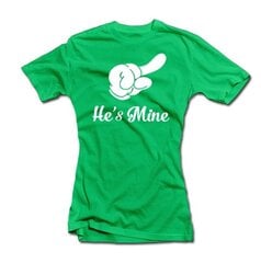 Женская футболка “He's mine” цена и информация | Оригинальные футболки | hansapost.ee