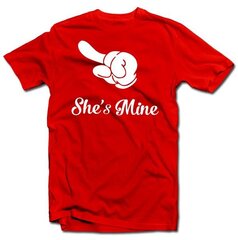 Футболка “She's mine” цена и информация | Оригинальные футболки | hansapost.ee