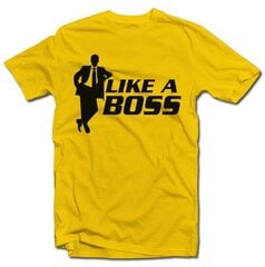 Футболка "Like a boss" (Как начальник) цена и информация | Оригинальные футболки | hansapost.ee