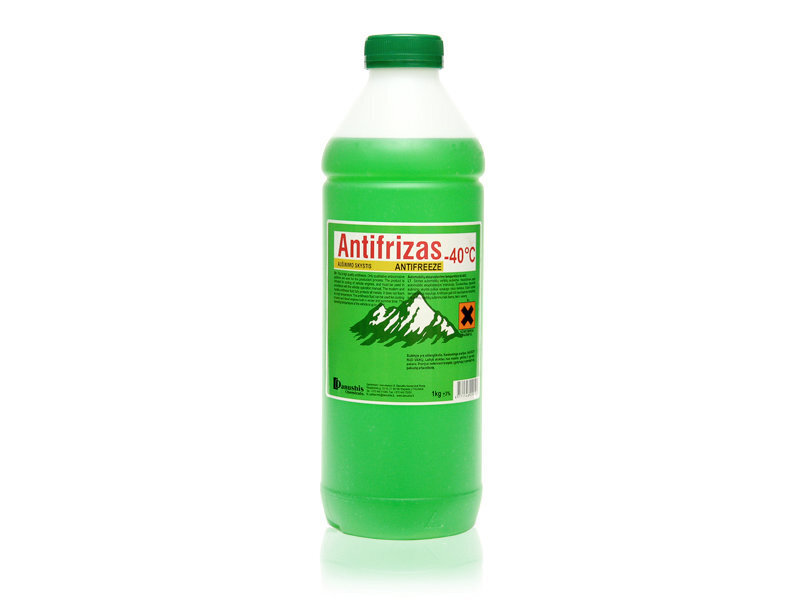 Antifriis roheline – 40°C 1kg цена и информация | Klaasipesuvedelikud ja jahutusvedelikud | hansapost.ee