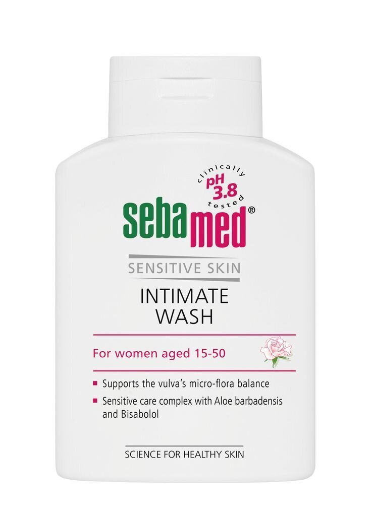 Sebamed Intiimpuhastusemulsioon pH-ga 3,8 Classic (Feminine Intimate Wash Sensitive) 200 ml hind ja info | Intiimhügieeni tooted | hansapost.ee