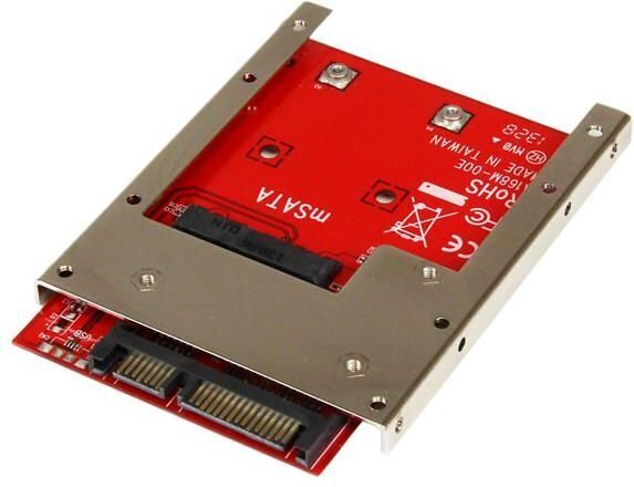 Adapter SSD Startech SAT32MSAT257 SSD mSATA цена и информация | Arvutikomponentide tarvikud | hansapost.ee