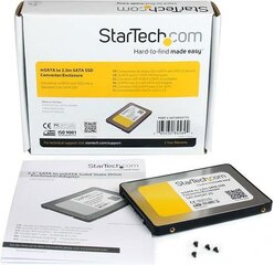 StarTech 2.5" SATA to Mini SATA SSD Adapter Enclosure (SAT2MSAT25) hind ja info | Arvutikomponentide tarvikud | hansapost.ee