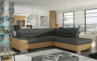 Мягкий угловой диван Verso, коричневый / серый цена и информация | Угловые диваны | hansapost.ee