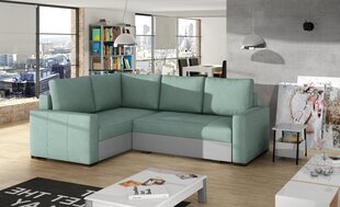 Мягкий угловой диван Corona, зеленый / белый цена и информация | Угловые диваны | hansapost.ee